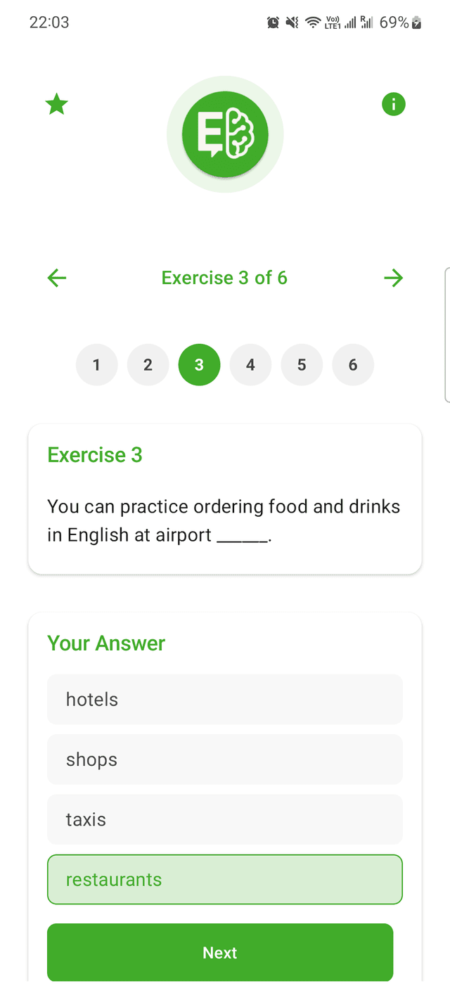 EnglishDeeper Multiple Choice Exercise